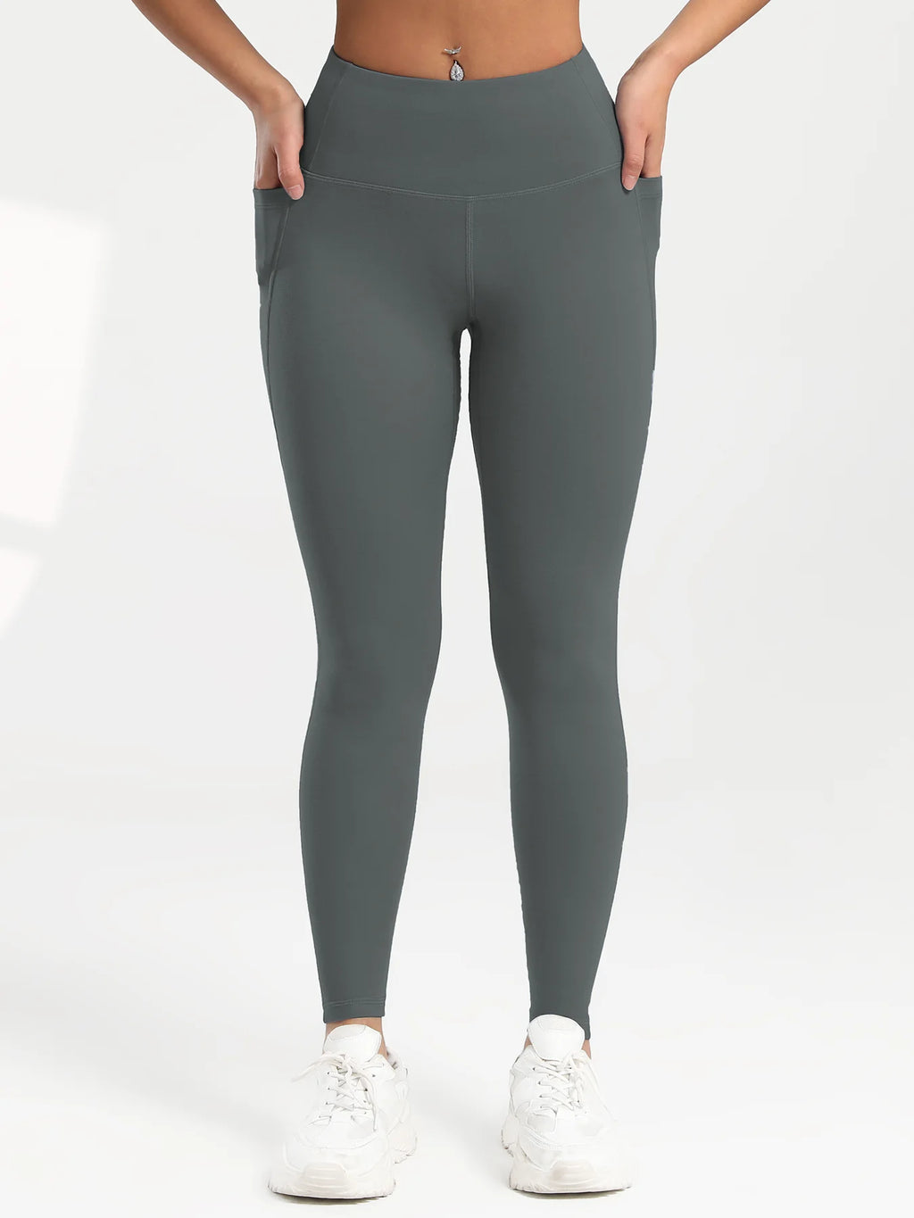 Solid Color Back Waist Pocket High Waist Fitness Yoga Legging soft Women Sport Pant Tight Butter Athletic Gym Ankle-Length Pants